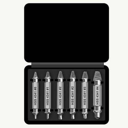 🛠️ Stripped Broken Screw Remover, 🔩6 Counts Set Easy Out Bolt Extractor