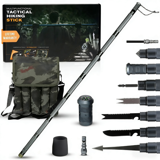 👉 All-in-One Tactical Survival Stick for Outdoor & Emergency Use