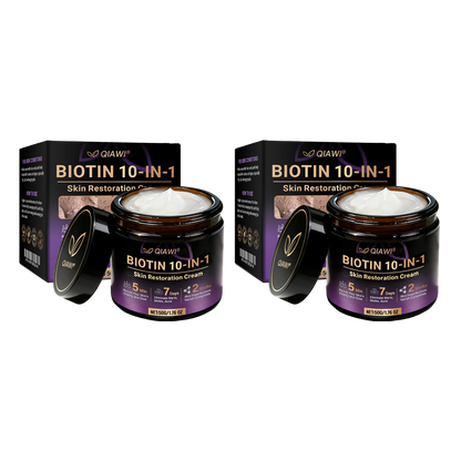 Made and Shipped from USA ✨QIAWI® Biotin 10-in-1 Skin Restoration Cream 🍀