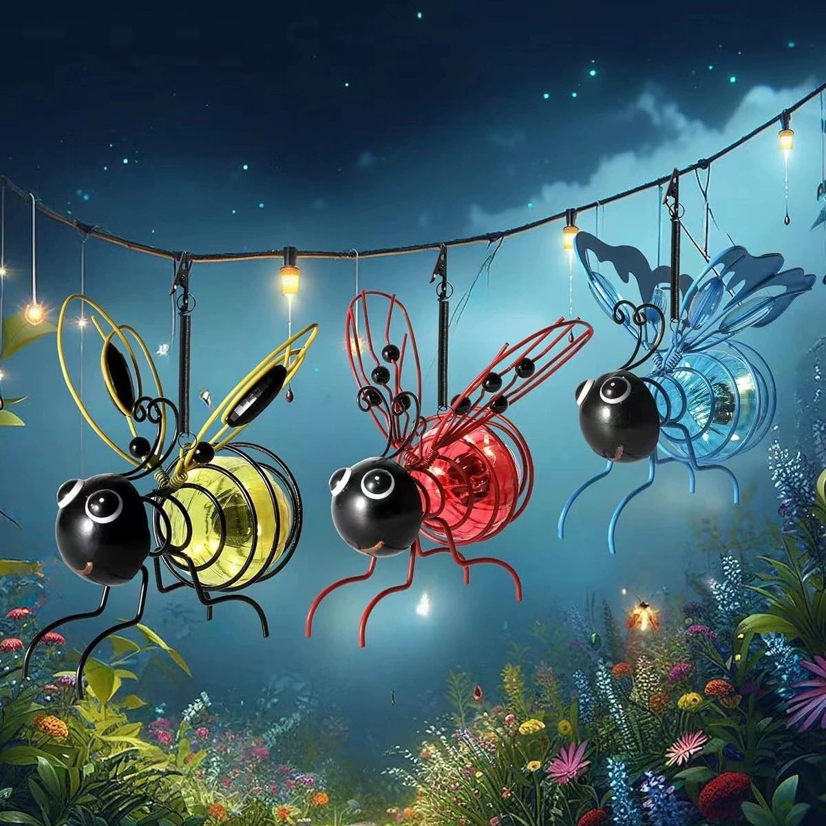 🐝Outdoor Hanging Solar Bee Light🐝