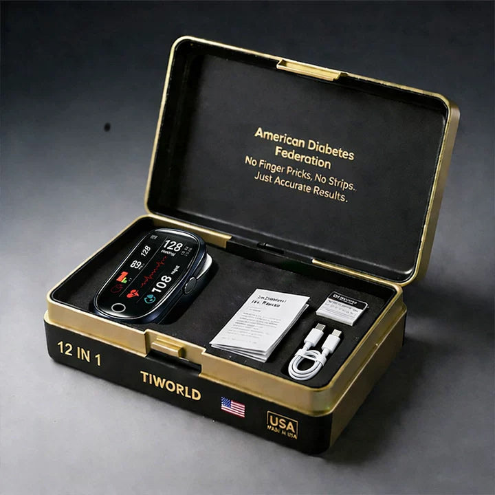 🔥Final 1 Hours : Only Limited Stock Left🏆TIWORLD™ Non-Invasive Blood Glucose Meter 99.9% Accuracy （Mayo Clinic Recommended）