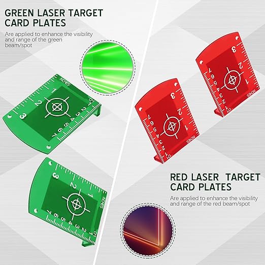 4 Pack Magnetic Laser Target Plates