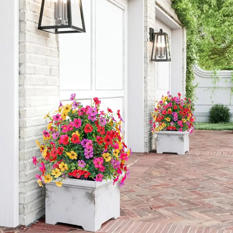 49% OFF TODAY ONLY 🎉🎉- Artificial Flowers for Outdoor Indoor Garden Home Decoration