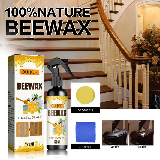 🔥Natural Beeswax Wood Polish Spray