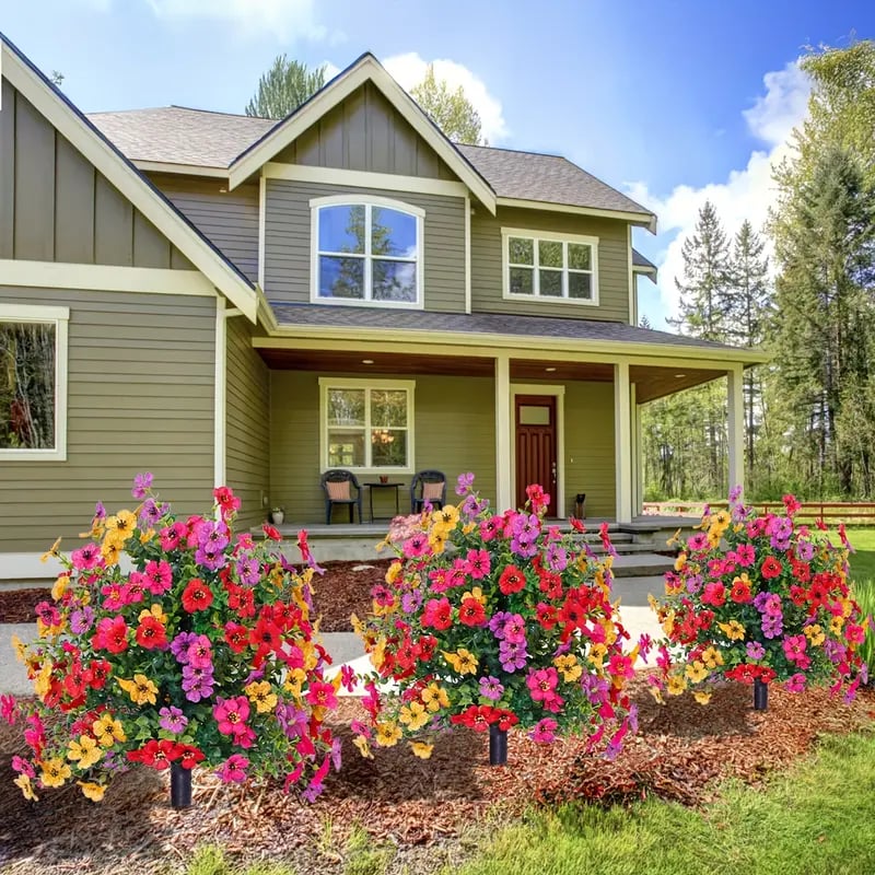 49% OFF TODAY ONLY 🎉🎉- Artificial Flowers for Outdoor Indoor Garden Home Decoration