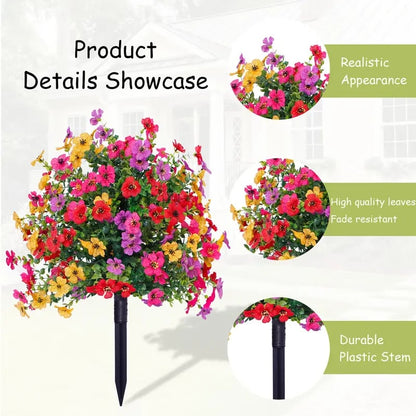 49% OFF TODAY ONLY 🎉🎉- Artificial Flowers for Outdoor Indoor Garden Home Decoration