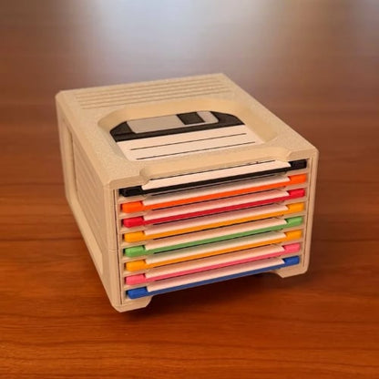 The Retro-Tech Coaster Holder