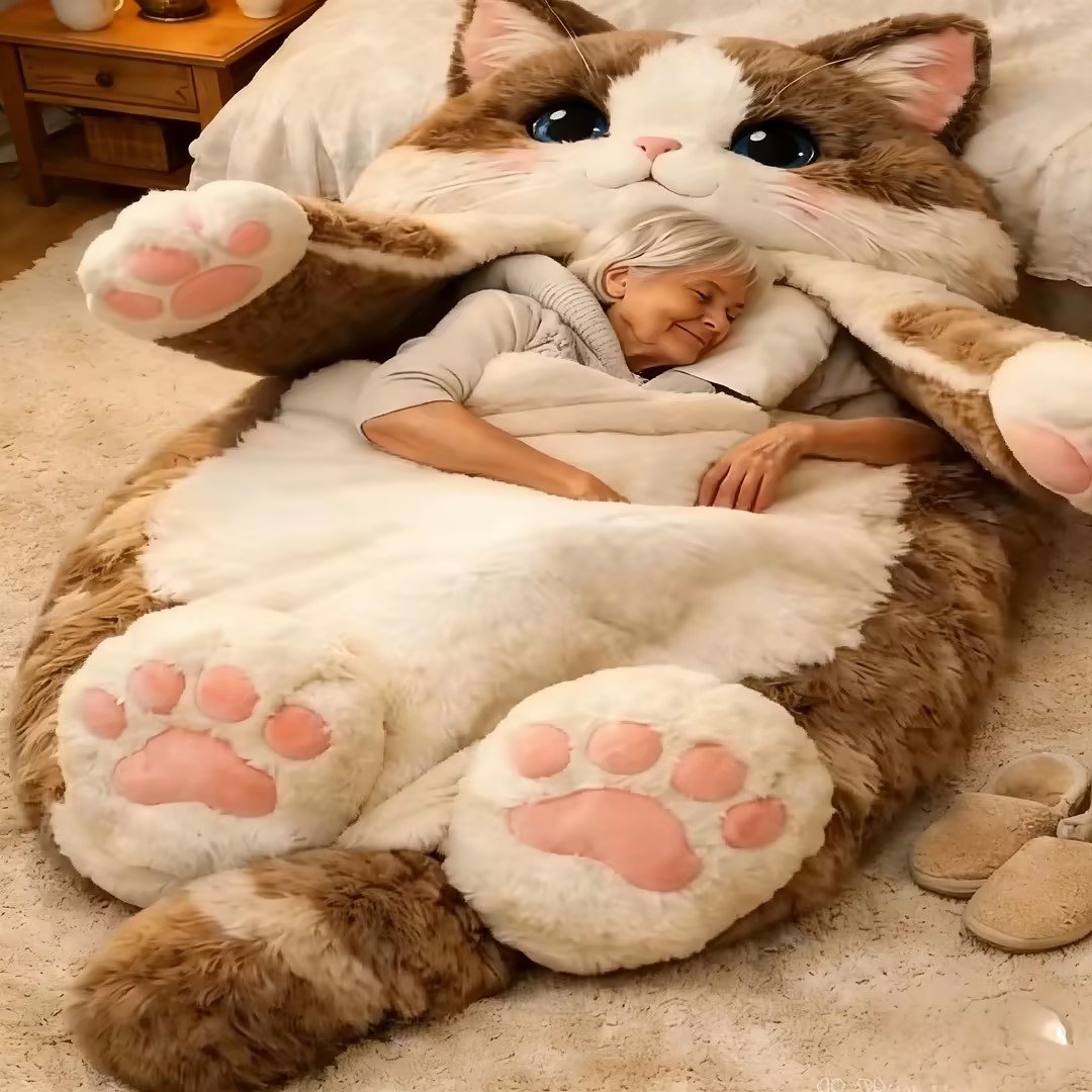 ⏰Free Shipping Today Only⏰🐱 Fluffy cat sleeping bagy💤