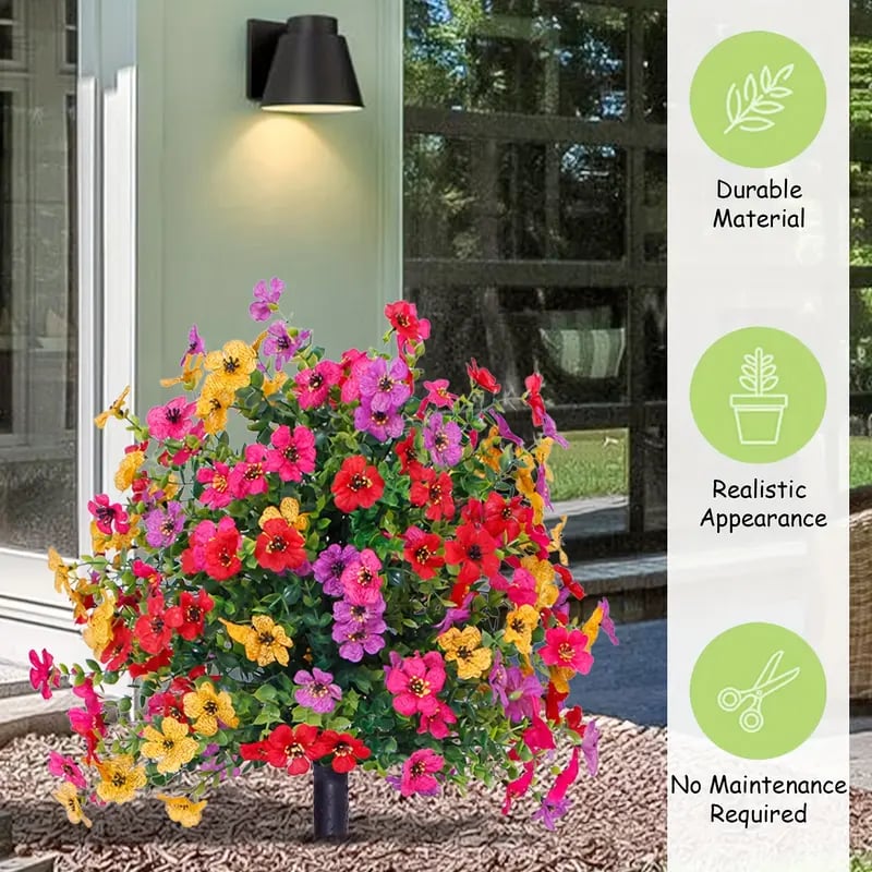 49% OFF TODAY ONLY 🎉🎉- Artificial Flowers for Outdoor Indoor Garden Home Decoration