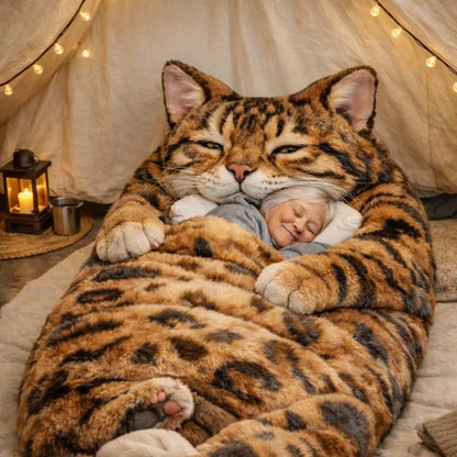 ⏰Free Shipping Today Only⏰🐱 Fluffy cat sleeping bagy💤
