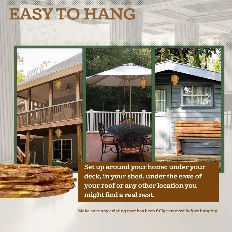 Best Bee Brothers Natural Wasp Deterrent Hives - Protect Your Yard from territorial wasps